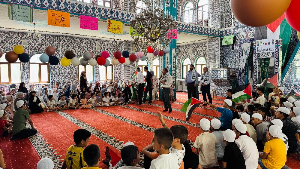 Diyarbakır'da yaz Kur’an kurslarında "Filisten’e Destek" programı