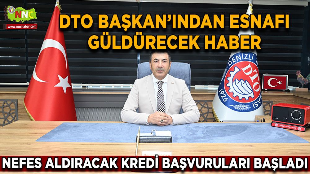 DTO Başkanı Erdoğan'dan esnafın güzünü güldürecek haber