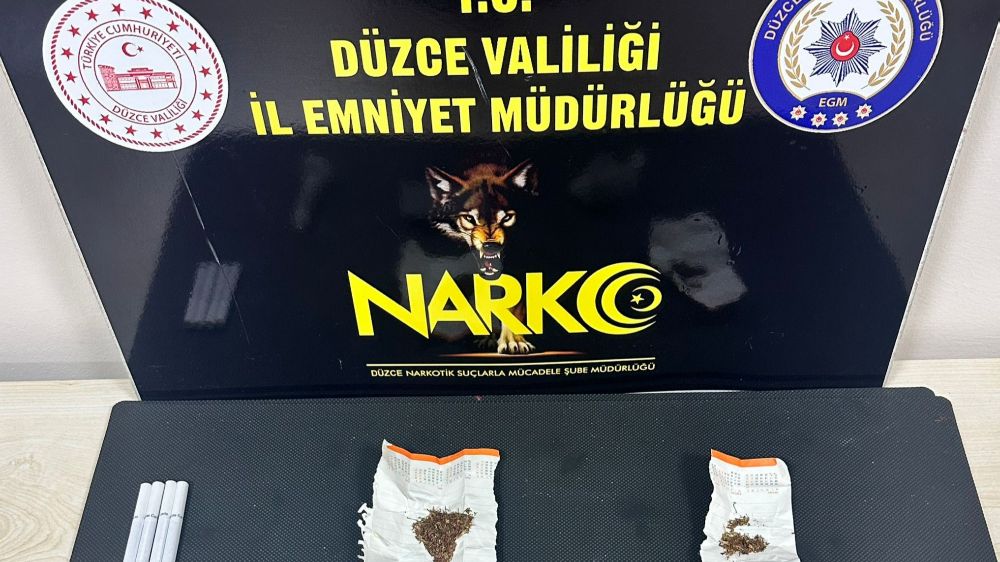 Düzce’de uyuşturucu operasyonu: 2 kişi tutuklandı
