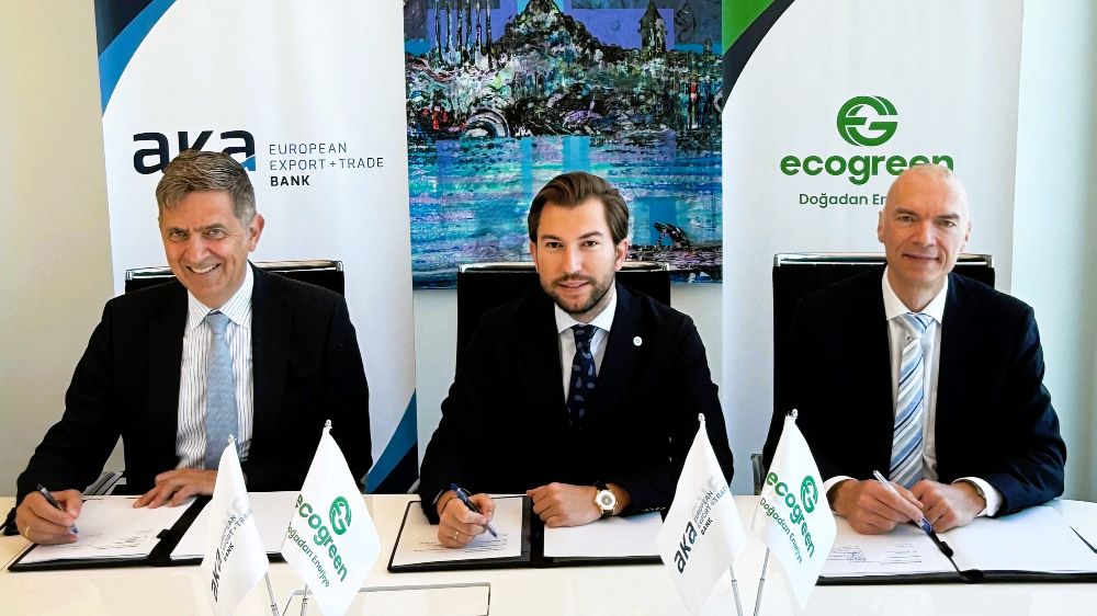 Ecogreen Enerji, Alman bankasıyla 76,7 milyon Euro tutarında finansman sözleşmesi imzaladı