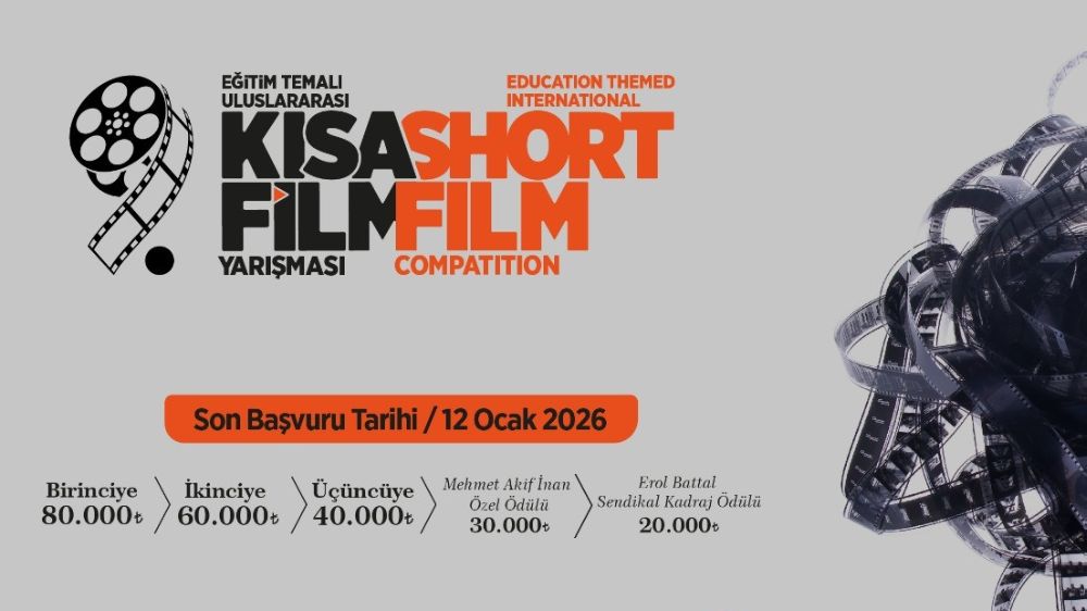 Eğitim temalı 9’uncu Uluslararası Kısa Film Yarışması başvuruları başladı