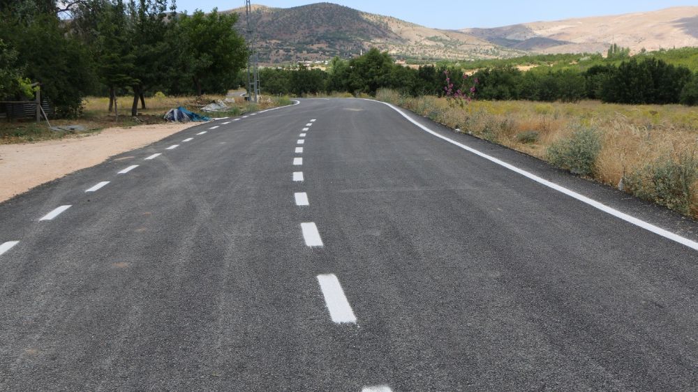Elazığ’da 4 köyün BSK kaplamalı yol çalışması tamamlandı