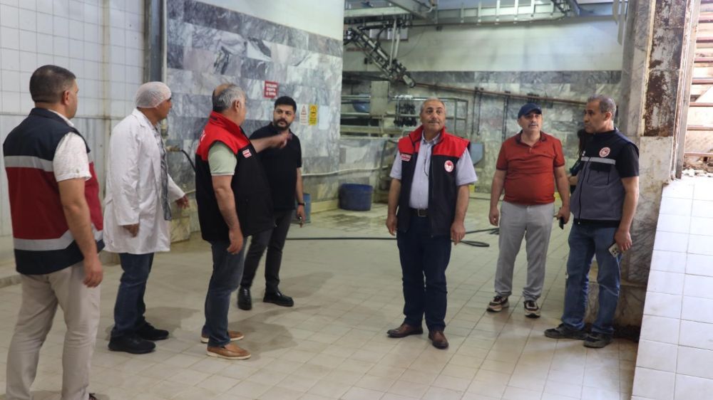 Elazığ'da kırmızı et kesimhaneleri denetlendi