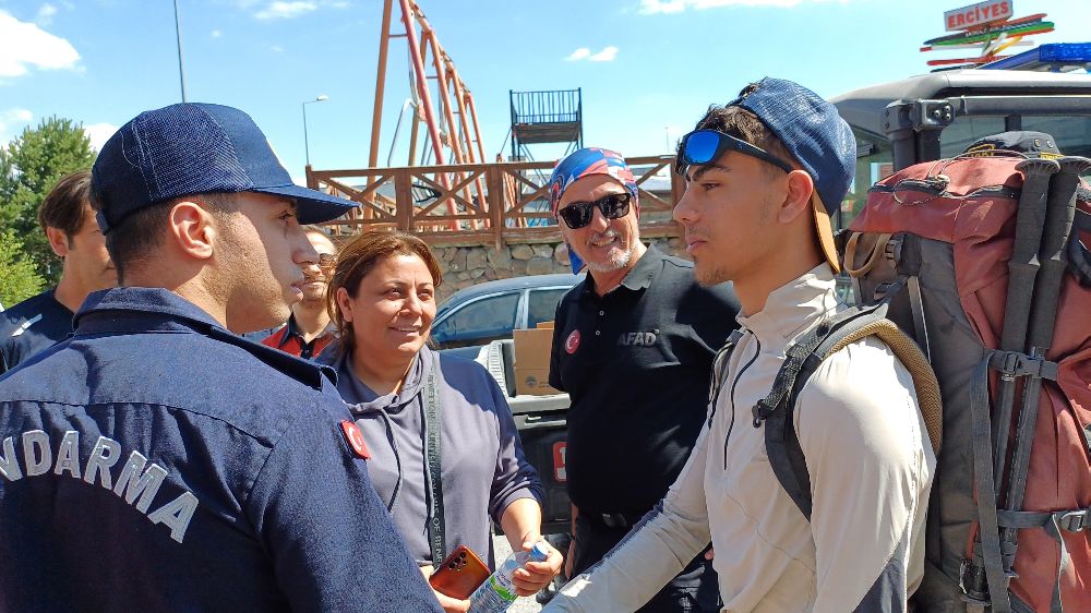 Erciyes'te kendisinden haber alınamayan genç bulundu