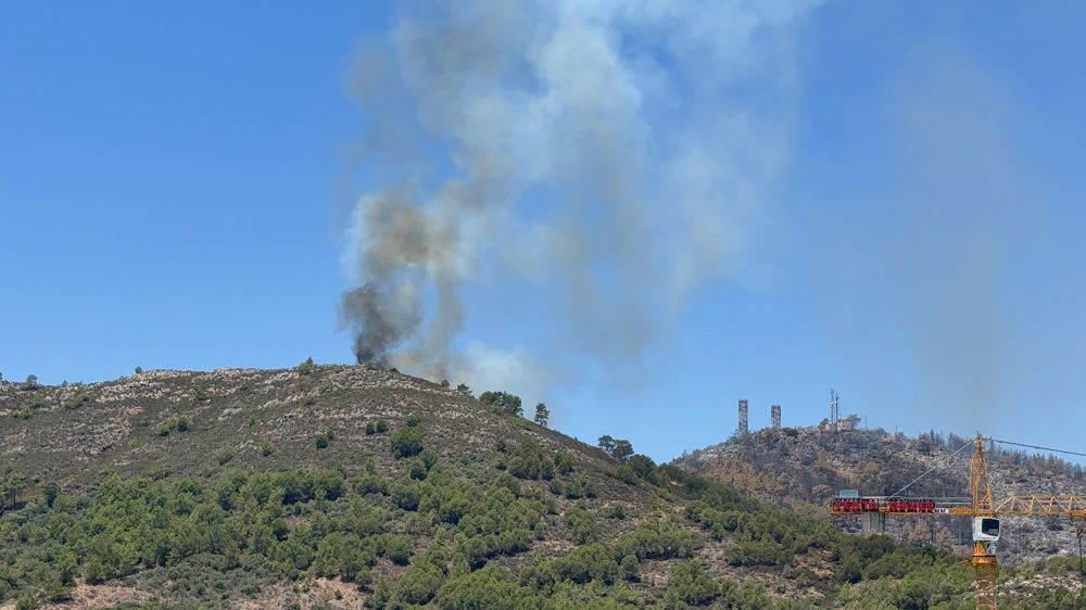 Gazipaşa'da ormanlık alandaki yangın kontrol altına alındı