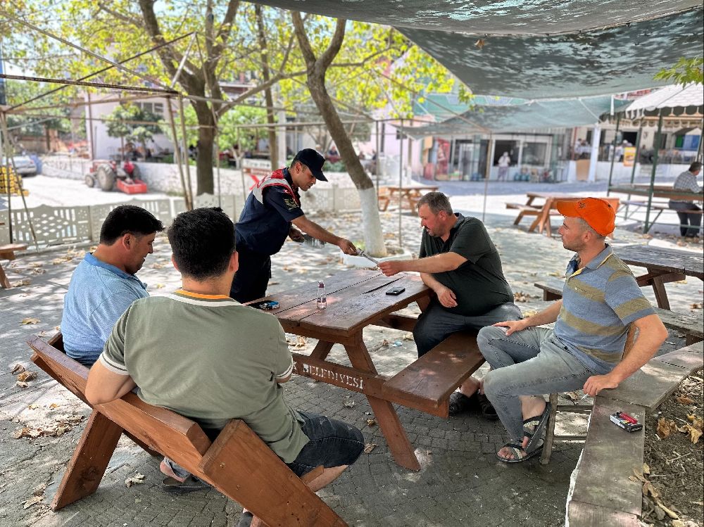 Germencik’te vatandaşlar yangınlara karşı bilgilendirildi