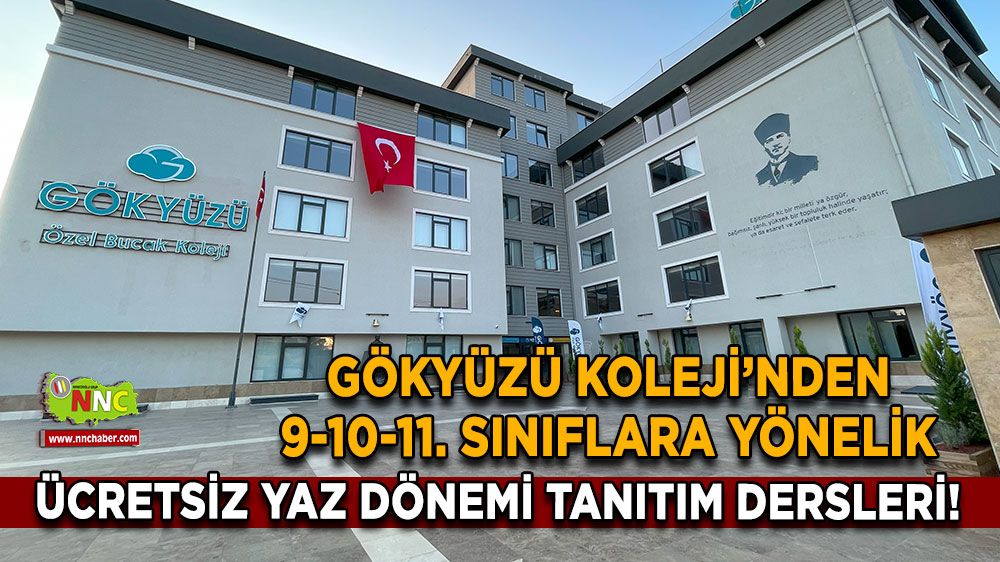 Gökyüzü Koleji’nden Yaz döneminde ücretsiz tanıtım dersleri