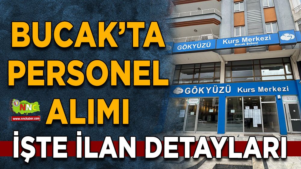 Gökyüzü Kurs Merkezi Bucak’ta rehber öğretmen alımı yapıyor