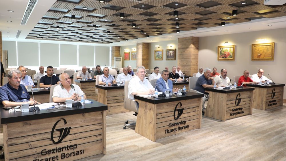 GTB Temmuz Ayı olağan meclis toplantısı gerçekleştirildi
