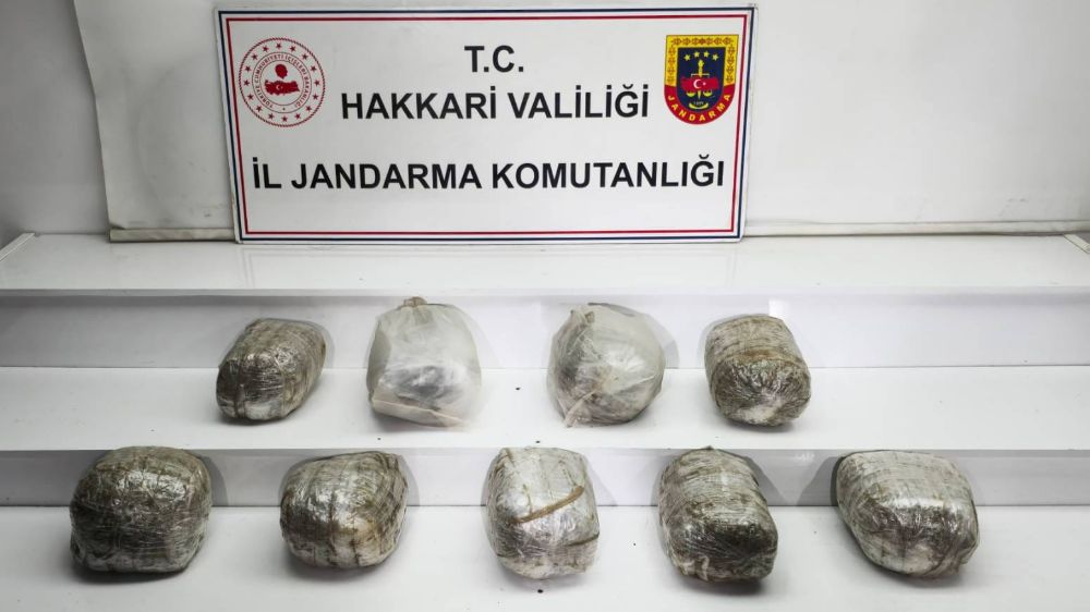 Hakkari’de 14 kilo skunk maddesi ele geçirildi