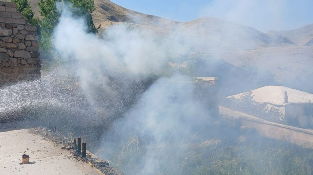  Hakkari'de 2 ayrı yangına müdahale edildi