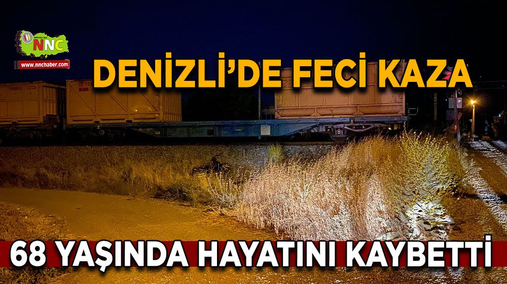 Hemzemin geçitte trenle çarpışan yaşlı motosiklet sürücüsü hayatını kaybetti