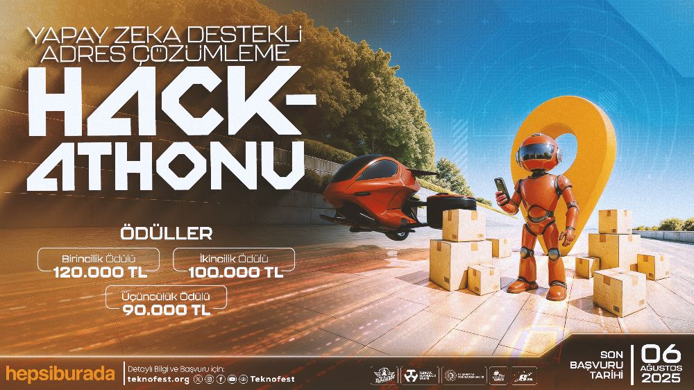 Hepsiburada'nın TEKNOFEST "Yapay Zeka Destekli Adres Çözümleme Hackathonu" için başvurular başladı