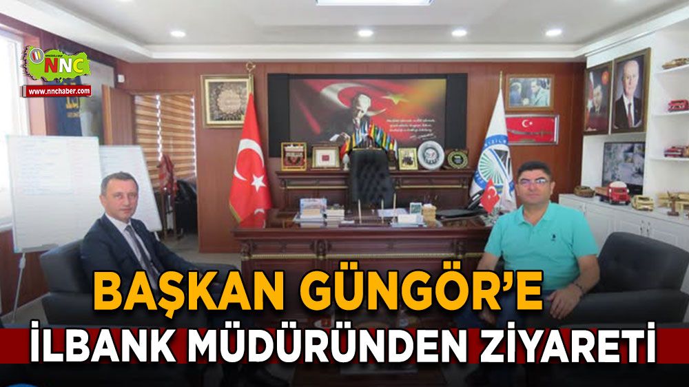 İlbank Müdüründen Başkan Güngör’e destek ziyareti