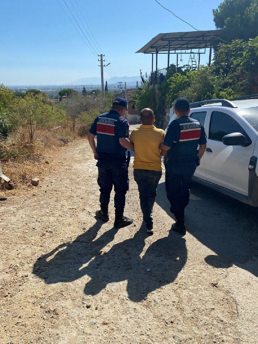 İncirliova’da çalınan araç Germencik’te bulundu