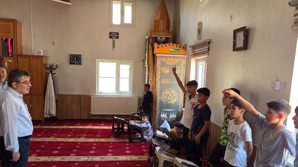 İpekyolu Müftüsü Tavlaşoğlu’dan Kur’an kurslarına ziyareti