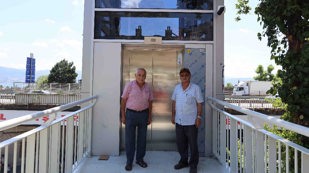  İzmit Tren Garı'ndaki asansör hizmete alındı