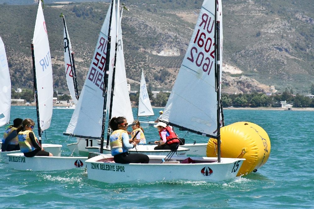 İznik Gölü'nde görsel şölen