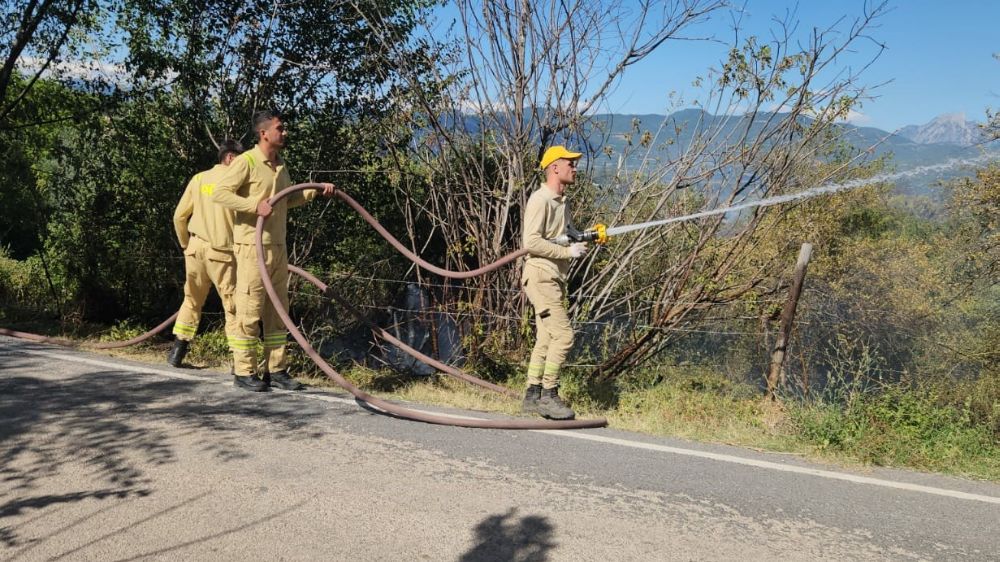 Kahramanmaraş’taki orman yangını söndürüldü