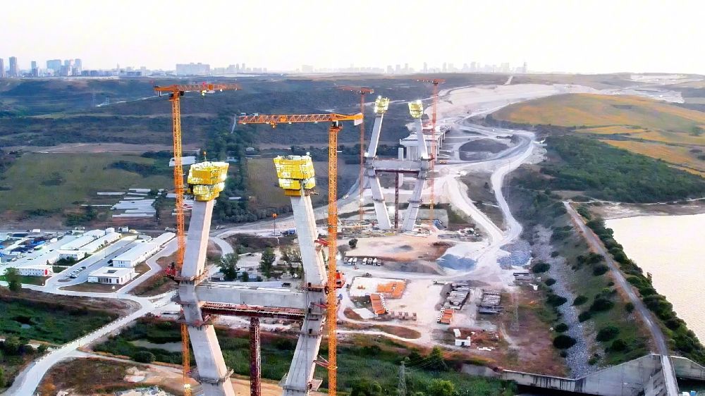  Kanal İstanbul’un ilk köprüsünde son durum: 110 metreye ulaştı