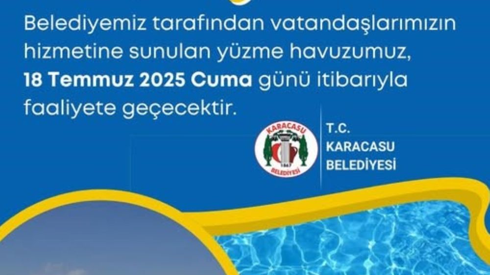 Karacasu’da yüzme havuzu bugün açılıyor