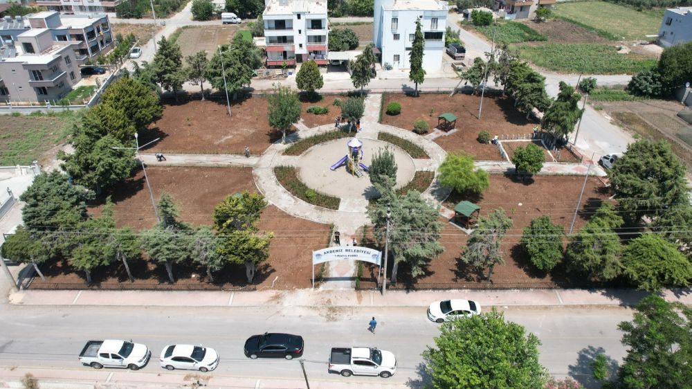 Karaduvar 1 Mayıs Parkı yeniden yeşerdi