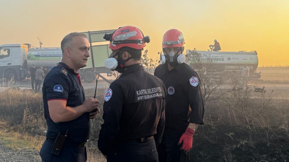 Kartal Belediyesi’nden Silivri’deki orman yangını müdahalelerine destek