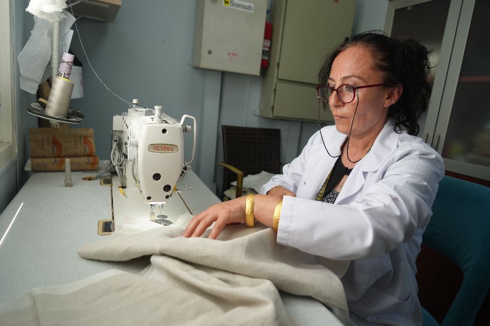 Kavurucu sıcaklarda kenevirden üretilen kıyafetlere yoğun ilgi