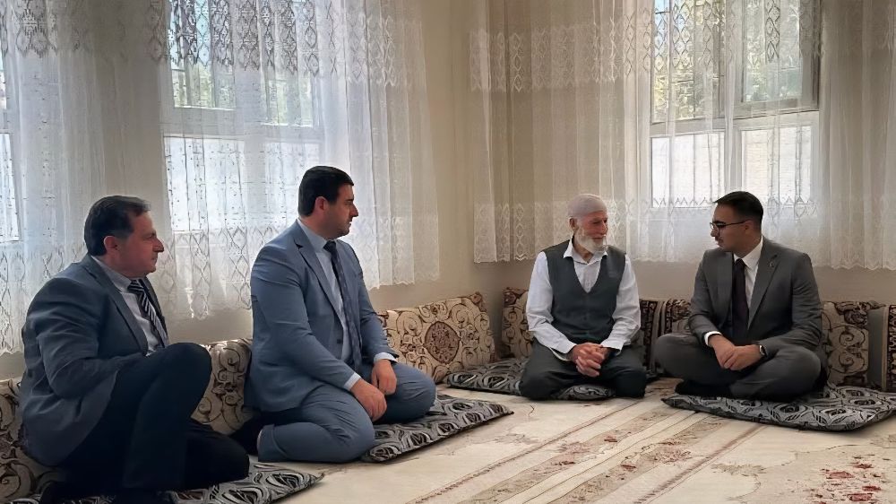 Kaymakamın ilk ziyareti şehit ailesine oldu