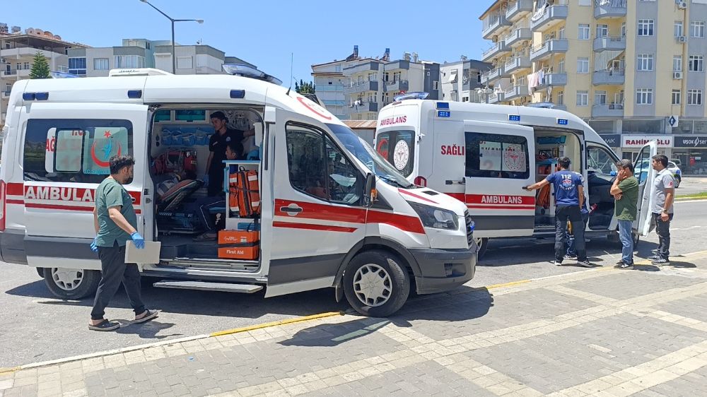 Kazada devrilip, tekrar tekerlerinin üzerine düştü