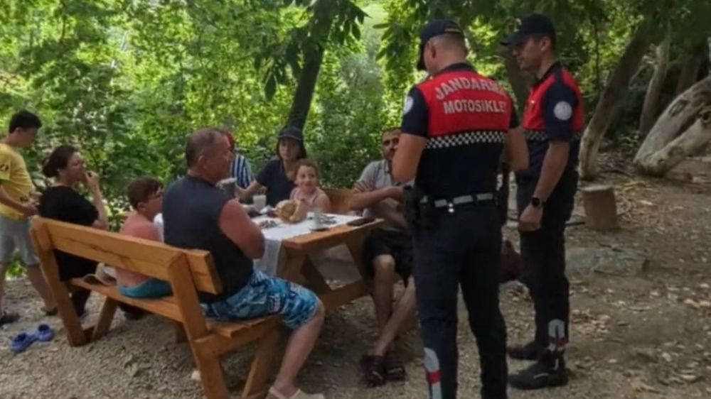 Kazdağları’nda jandarmadan yangın denetimi