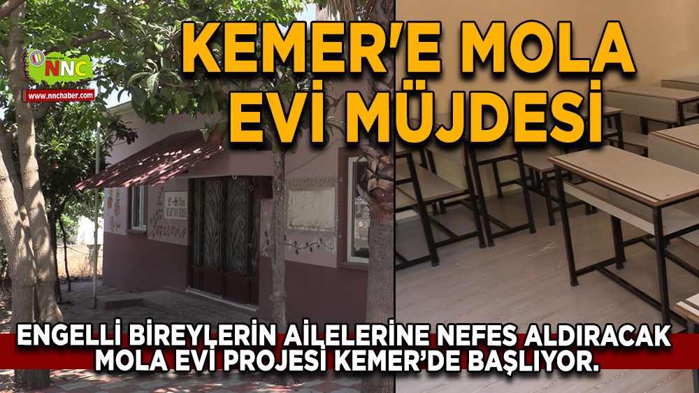 Kemer'e mola evi müjdesi