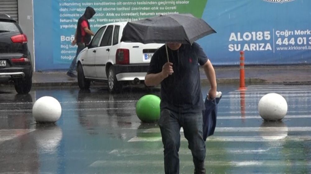 Kırklareli'nde sağanak etkili oldu