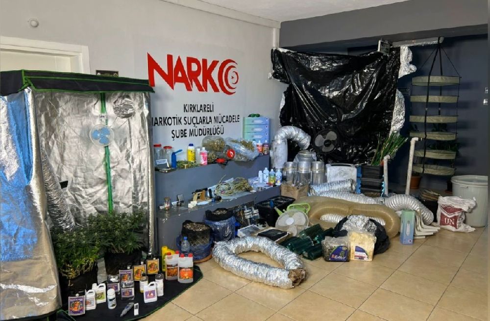 Kırklareli'nde uyuşturucu operasyonu: 3 gözaltı