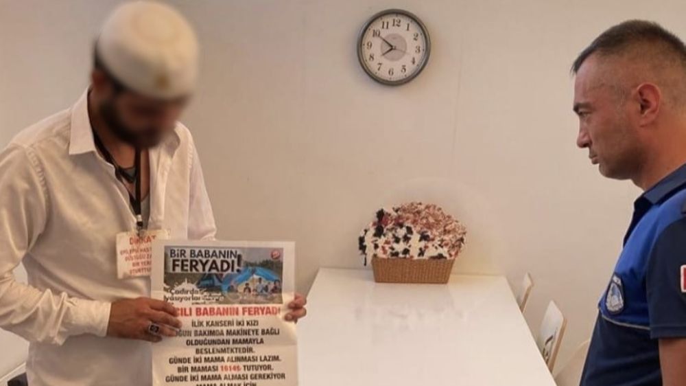 "Kızlarım kanser" diyerek para topladı