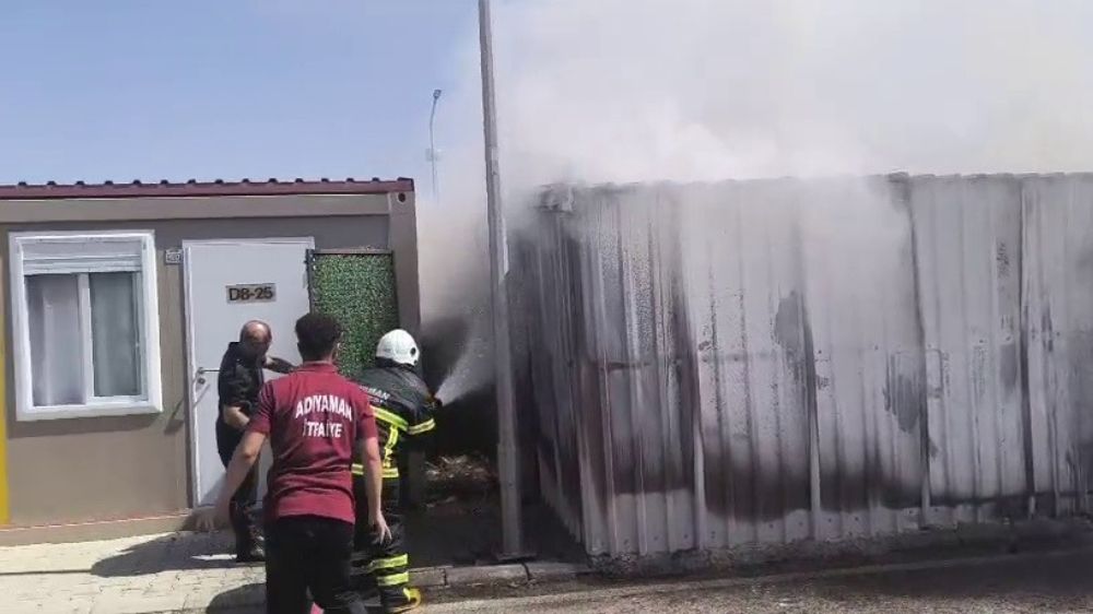 Konteyner kentte korkutan yangın