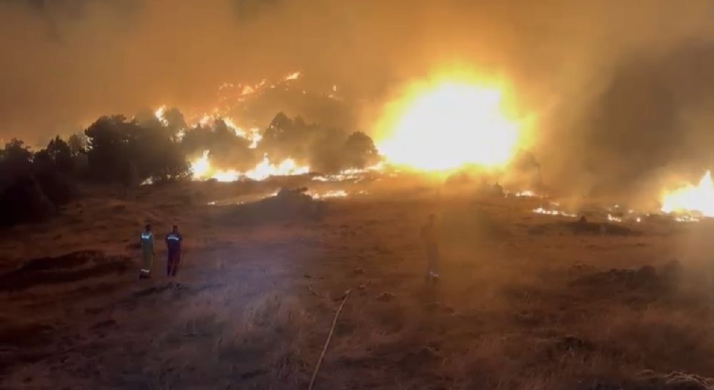 Konya'daki orman yangını Isparta sınırına dayandı, köylerde tedbir alındı Isparta Valiliği uyardı