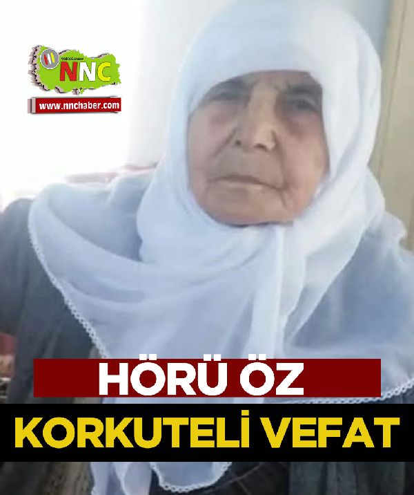 Korkuteli Vefat Hörü Öz