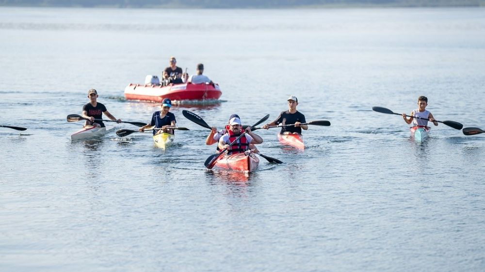 Köyceğiz Kaymakamı Kumcu, kano antrenmanına katıldı