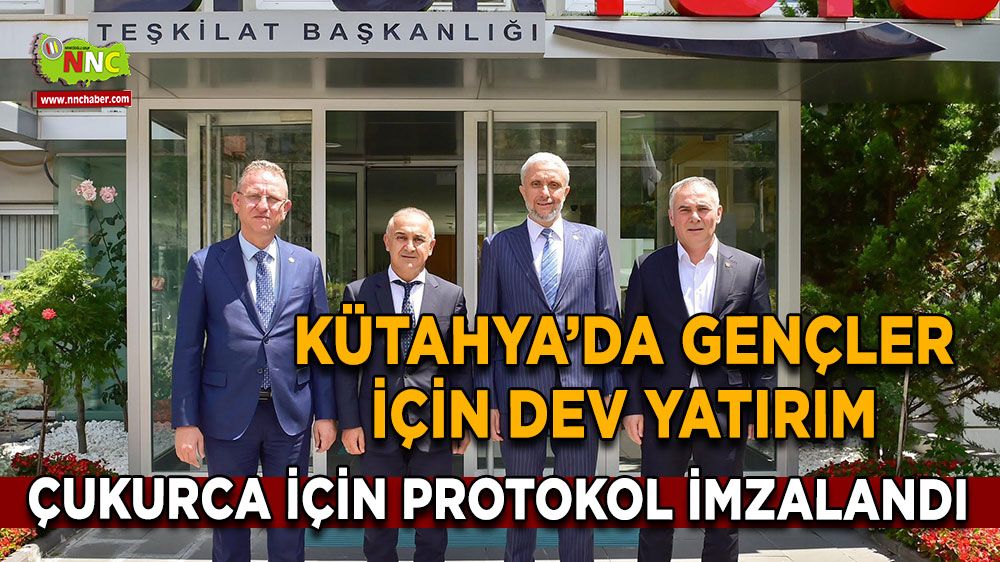 Kütahya’da gençler için dev yatırım Vekil Biçer, protokolü duyurdu