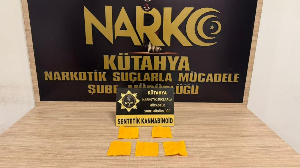 Kütahya'da uyuşturucu operasyonu