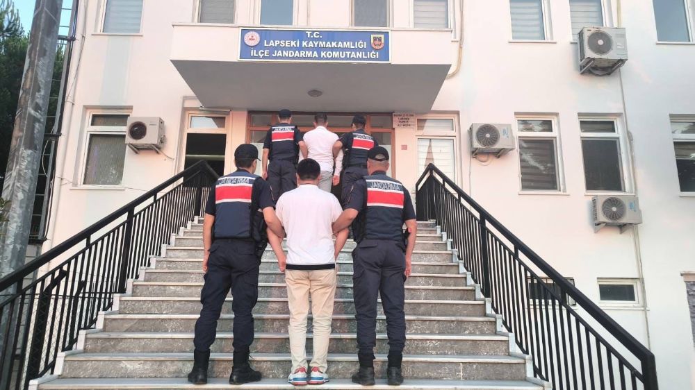  Lapseki'de tarım arazisinde çıkan ormanlık alana sıçrayan yangının sebebi sigara izmariti