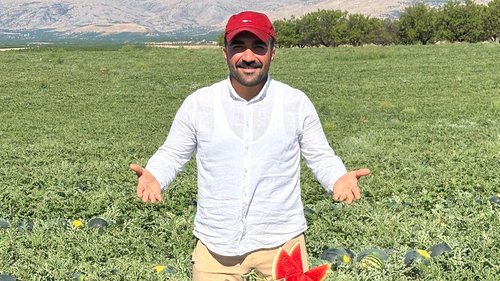 Malatya’da karpuz ve kavun hasadı yüz güldürüyor