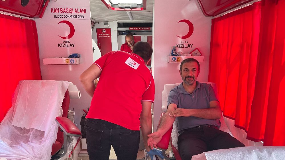 Malazgirt'te kan bağışı kampanyası düzenlendi