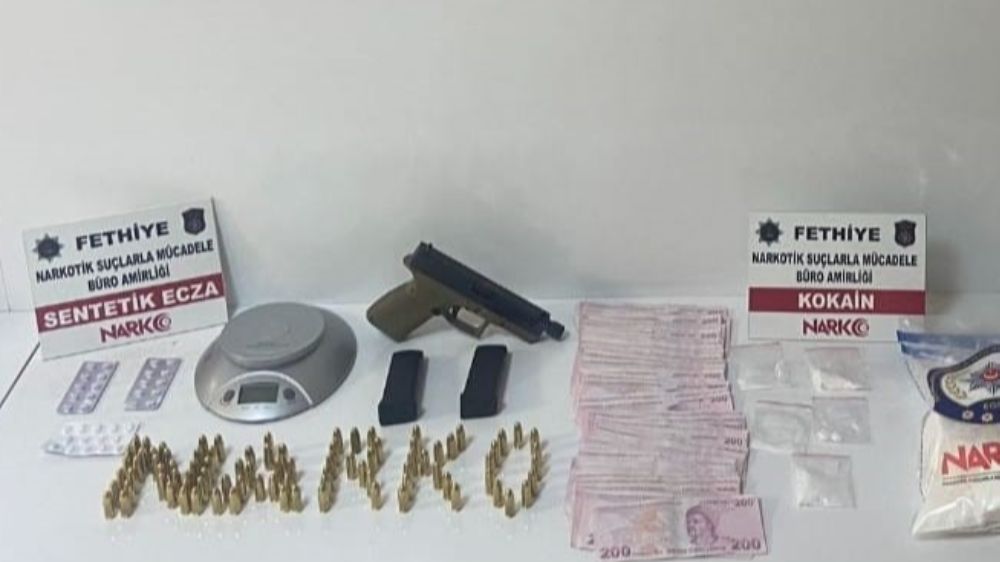 Marmaris ve Fethiye’de uyuşturucu operasyonu: 5 tutuklama
