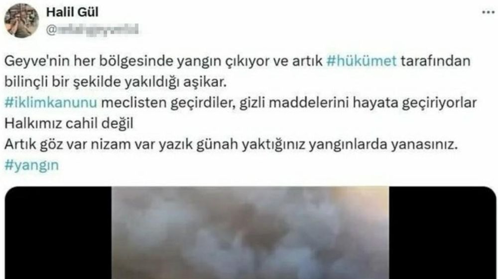 Meclis üyesinin "Hükümet bilinçli yakıyor" paylaşımına gözaltı