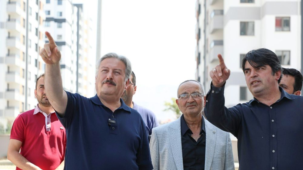 Melikgazi'de kentsel dönüşüm çalışmaları hız kesmeden devam ediyor