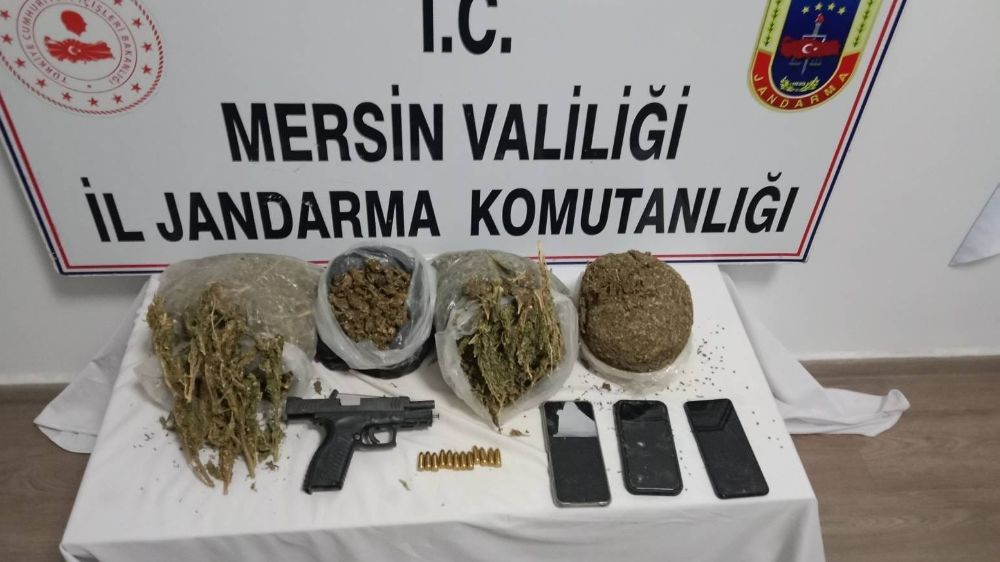 Mersin'de uyuşturucu operasyonu: 4 gözaltı