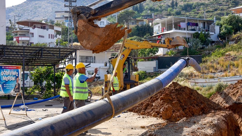 MESKİ, Aydıncık’ta kesintisiz içme suyu altyapısını güçlendirdi