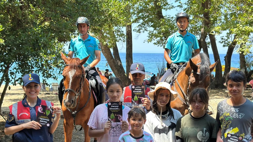 Milli Park’ta vatandaşlar yangınlara karşı bilgilendirildi